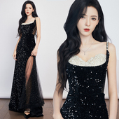 宴会晚礼服2025新款 鱼尾裙高级感气质名媛高端性感轻奢小众演出服