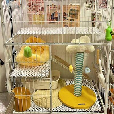 宠物笼子脚垫猫狗兔子笼子耐咬不卡脚宠物网格垫浴室防滑地垫家用