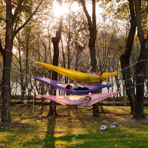 新款入门无脑搭建防侧翻吊床 公园遛娃神器 户外露营好物