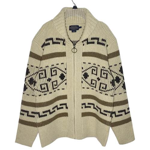 男装翻领纯羊毛休闲针织开衫