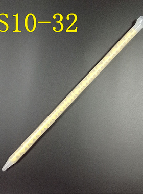 MS10-32静态混合管ab胶管螺旋黄色混合芯AB胶混胶咀灌胶搅拌管