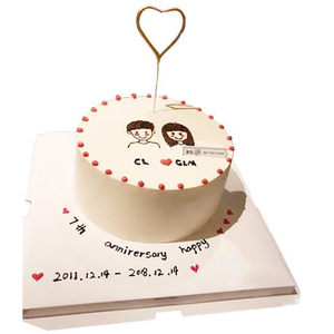 【结婚纪念日蛋糕浪漫图片】结婚纪念日蛋糕浪