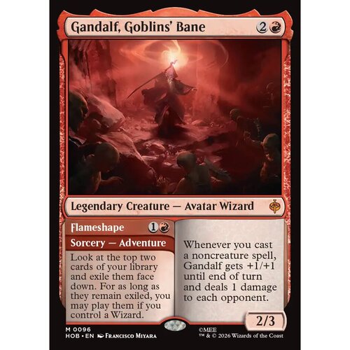 万智牌 HOB_96_Gandalf, Goblins' Bane 半兽人克星甘道夫