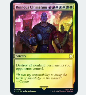 PIP 220 毁坏通牒 万智牌 Ruinous Ultimatum