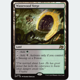 DFT 268 污林边陲 万智牌 Wastewood Verge