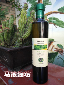 甘肃马家油坊农家冷榨 紫苏籽油 苏子油胜亚麻籽油 亚麻酸 包邮