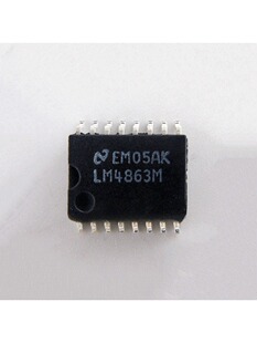 LM4863M  封装SOP16  立体声音频放大器 现货可直拍H