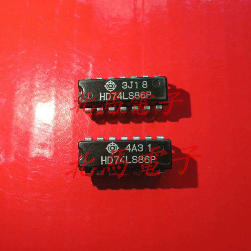 HD74LS86P SN74LS86N DIP-14 四异或门逻辑电路芯片 可直拍