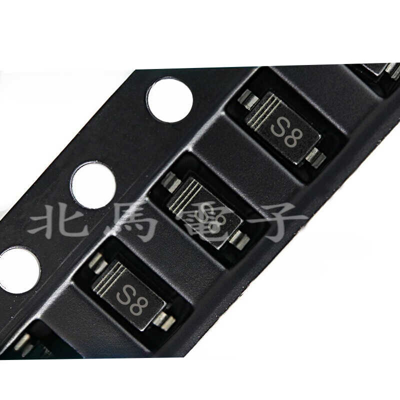 (10个)CRS08 丝印S8 SOD-123 1206 贴片CRS08W 肖特基二极管芯片