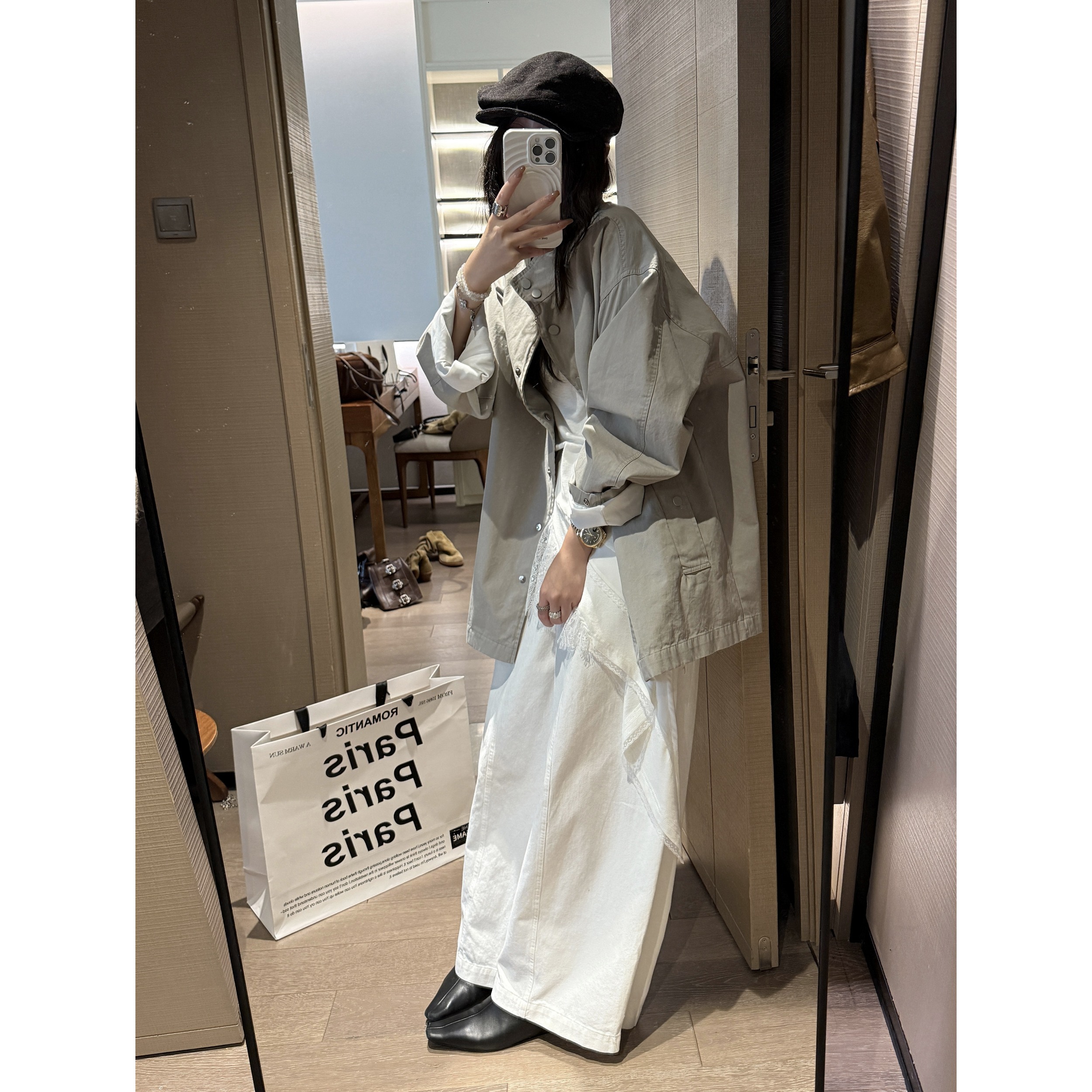 FILLE立领工装外套高级感