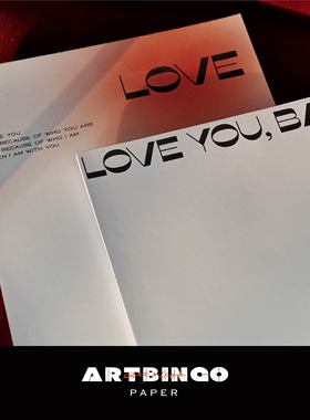 Note paper 原创创意INS红色loveA4便签本便签纸便笺纸