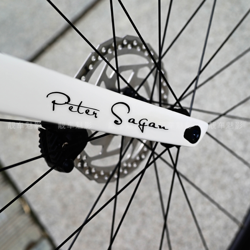 魅影车贴梅花签名反光贴纸公路车架山地车贴前叉防水个性死飞单车