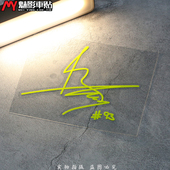 签名 头盔贴 摩托车反光贴 93签名SHOEI 魅影车贴