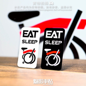 魅影车贴小布折叠车贴纸 BROMPTON贴纸车架贴自行车贴纸