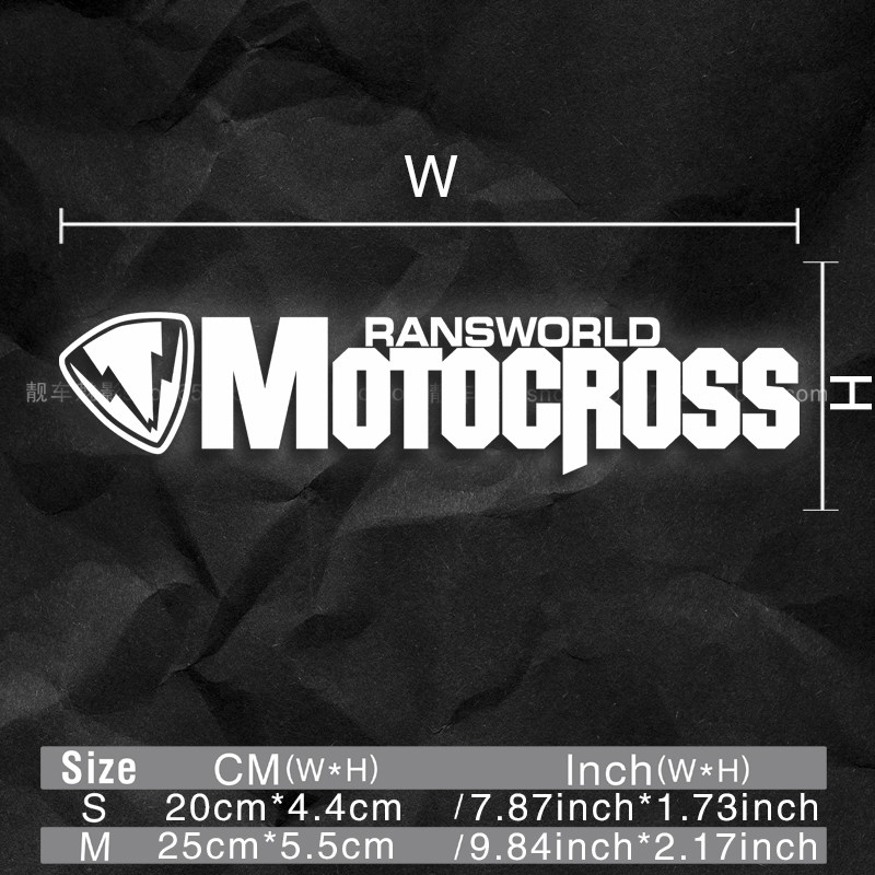 魅影车贴 MOTOCROSS 摩托车 汽车 电摩 贴花 反光贴 贴花 贴纸