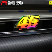 贴花 魅影车贴 黑反光贴摩托车贴纸 镭射 贴纸 46罗西