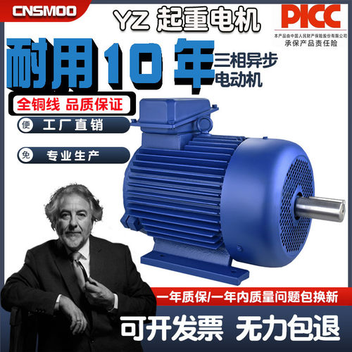 YZ起重电动机6级8极国标全铜卧式