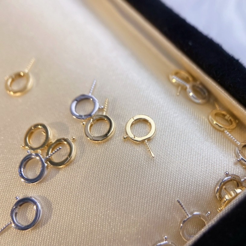 百搭款18k金吊坠万能托