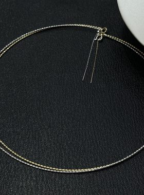 18K金新款日本工艺项圈满天星