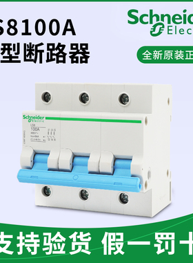 施耐德 LS8 大电流断路器 1P2P3P4PD型 80A 100A 125A