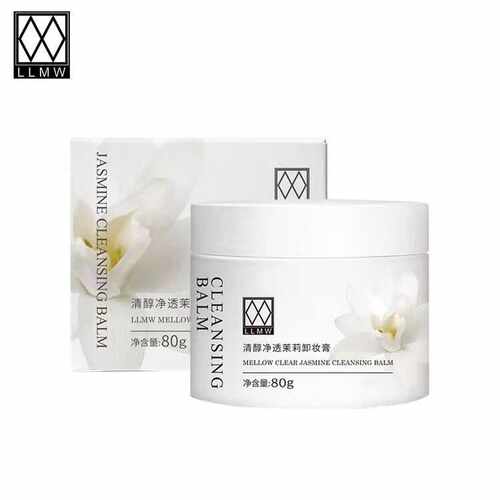 llmw清醇净透茉莉卸妆膏80g面部眼唇彩妆深层卸妆干净