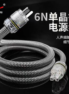 杨阳YYAUDIO Y9系列发烧级电源线HiFi音响CD/胆机/功放电源连接线