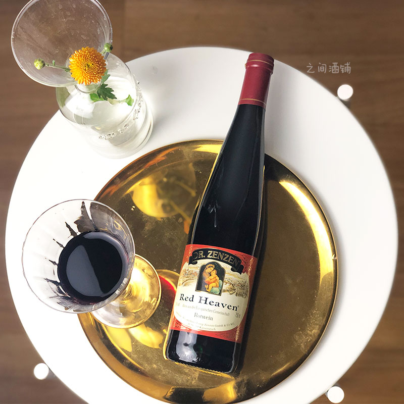 超柔顺口粮酒!德国黑皮诺葡萄牙美人混酿半甜红葡萄酒 入门红酒