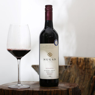 4.5星级！五星酒庄澳洲柳甘风土系列库纳瓦拉小西拉DURIF红葡萄酒