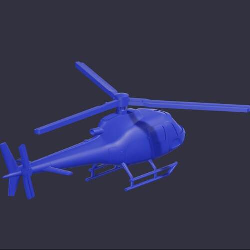 1/72/144/48/64 AS350 HELICOPTER 直升机飞机树脂模型3D打印