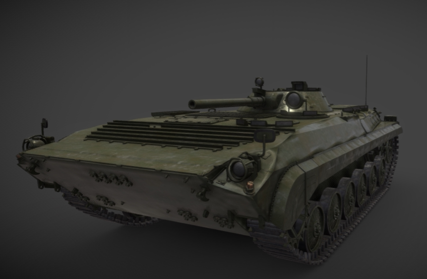 1/72 1/48 1/35 1/18 1/64 bmp-1坦克模型 打印树脂 模型电子图纸