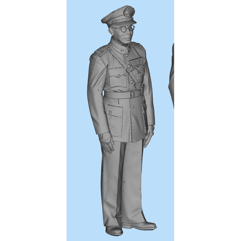 1/72 18 32 87 35 1/30 沉默荣耀吴石将军人物模型树脂3d打印电视