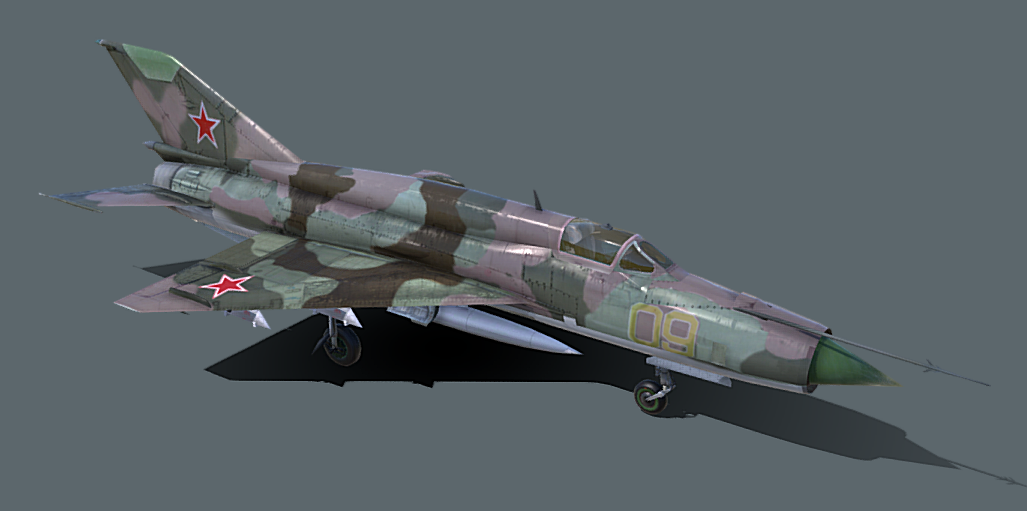 MiG-21SMT魚床-K模型电子图纸