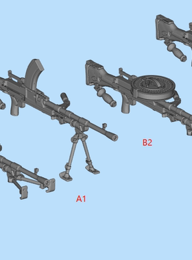1/144 1/72 1/16 1/32 1/35 1/30 二战Bren英军布轮轻机枪树脂模