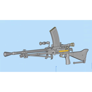 二战Type99式 轻机枪3D树脂模型 144
