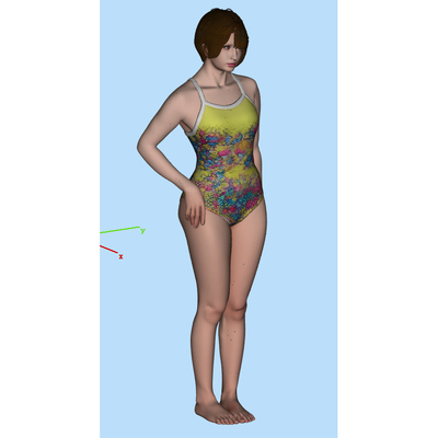 海边泳装美女Nano Banana Grok Tripo3d AI Meshy图片生成3D打印