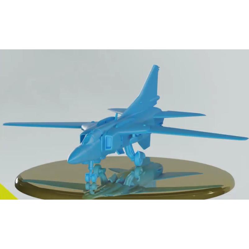 米格23MLD模型打印树脂电子图纸