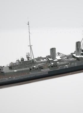 1/72 1/48 1/35 1/18 1/64HMCS安大略省模型打印树脂模型电子图纸