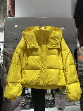 水乡花8801羽绒服女2025冬季新款短款白鸭绒小个子加厚保暖外套潮