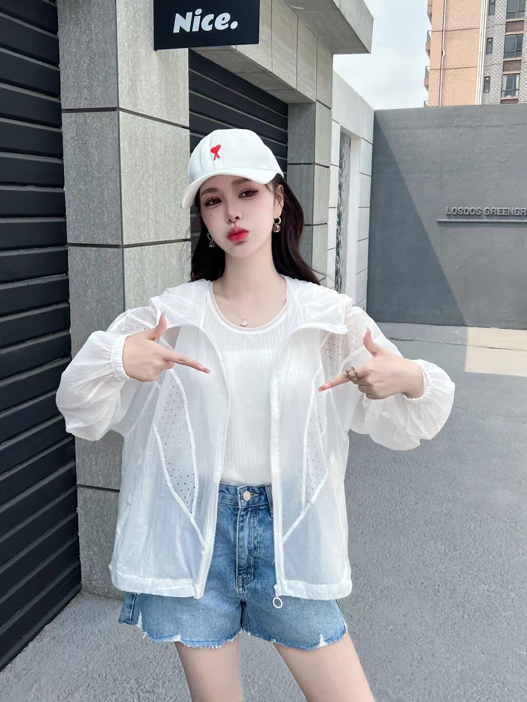 2023夏季新品梦新威823休闲时尚洋气高品质薄款防晒衣服专柜正品