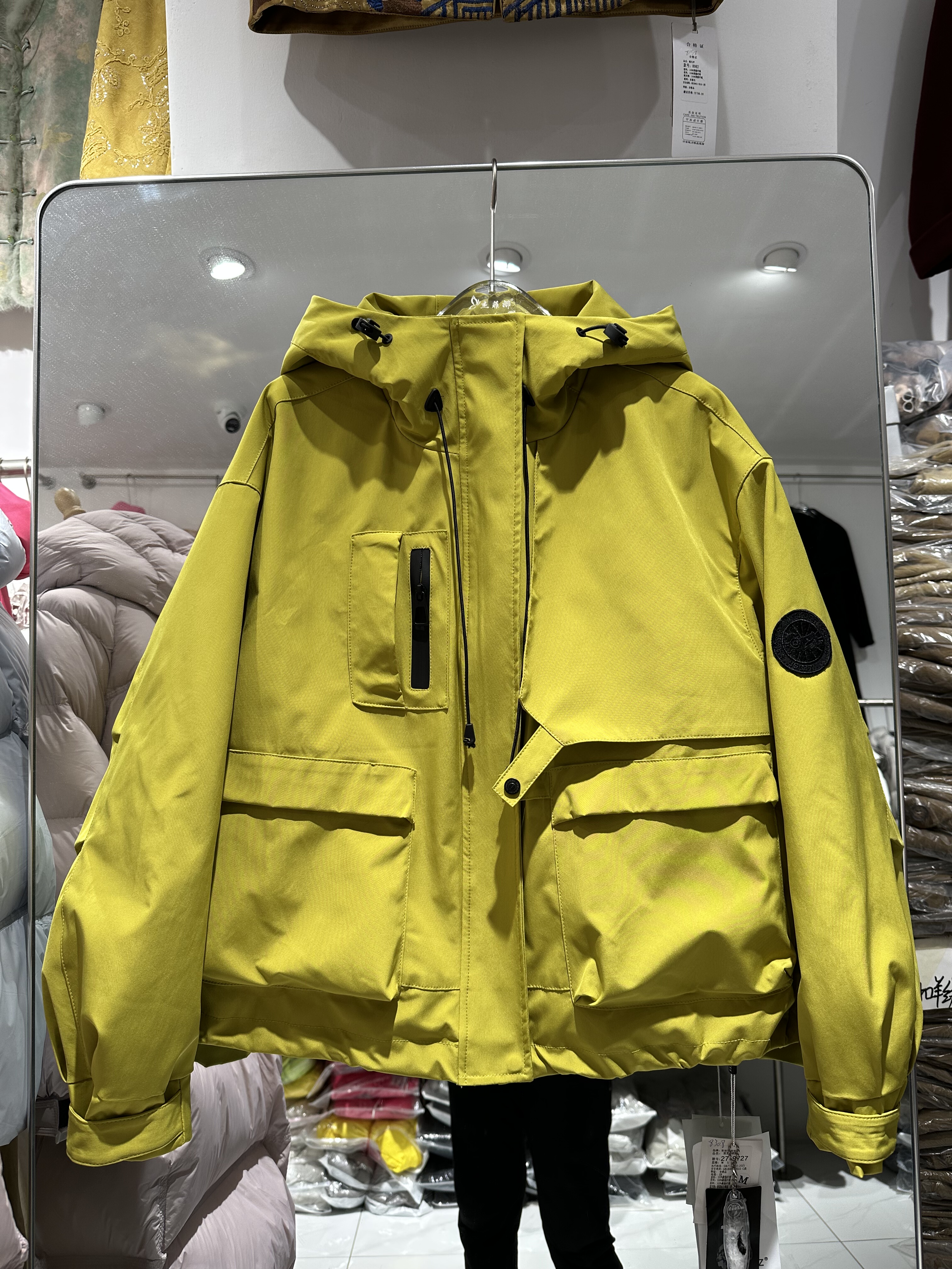 2025新款轩轩魅丽依族9727冲锋衣休闲派克工装防风防水登山服外套