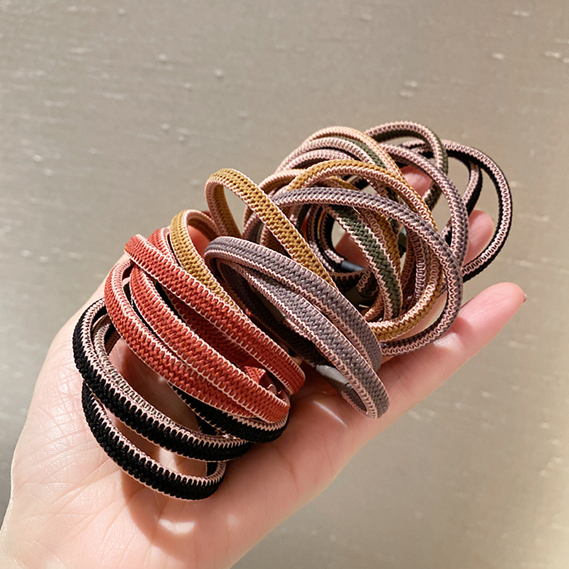 皮筋高弹力百搭头饰细发绳