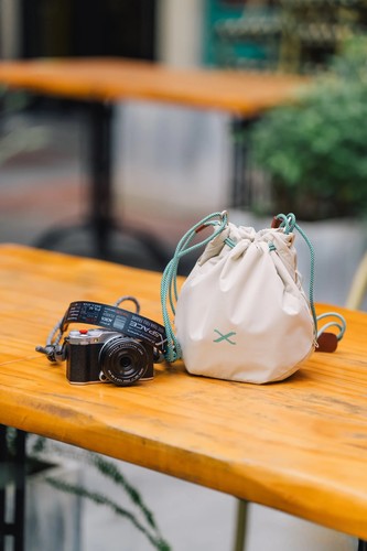 富士X-SPACE束口相机包 XM5相机收纳包 XT30便携相机束口袋XT50等