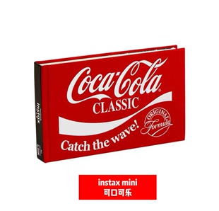 拍立得相册可口可乐版 联名相册 3寸手工相册相纸胶片插页 正版