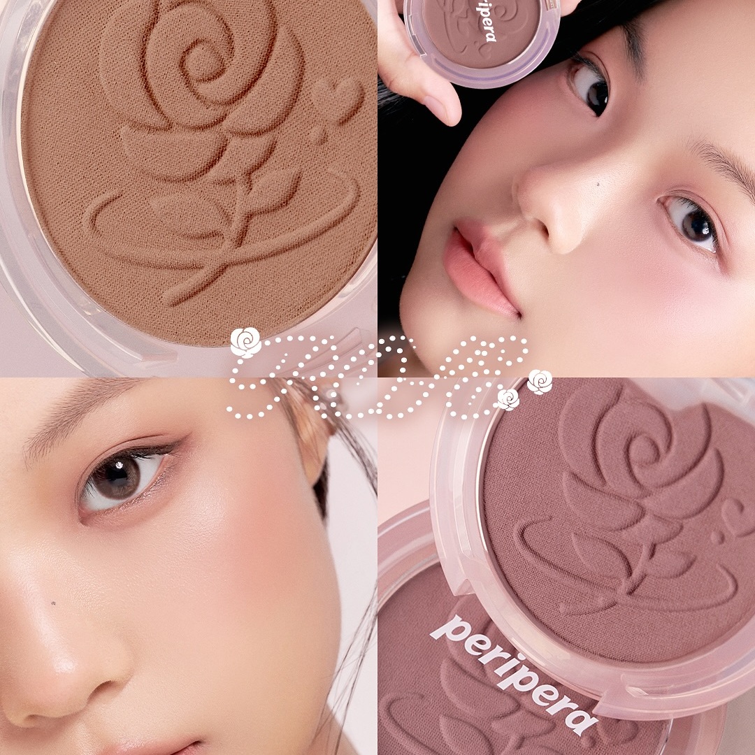 泰妍同款◎韩国菲丽菲拉peripera阳光元气腮红新色玫瑰28/29/3031