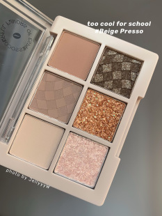 新品 韩国涂酷too cool for school六色眼影盘腮红盘唇釉午后咖啡