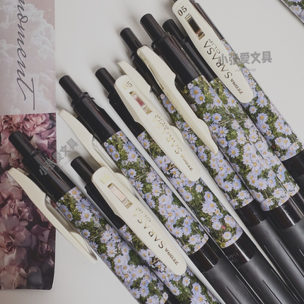 日本ZEBRA斑马JJ15复古色惬意时刻限定中性笔按动式刷题书写0.5mm