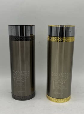 哈尔斯真空发财杯304不锈钢保温杯真空便携水杯商务办公杯350mL