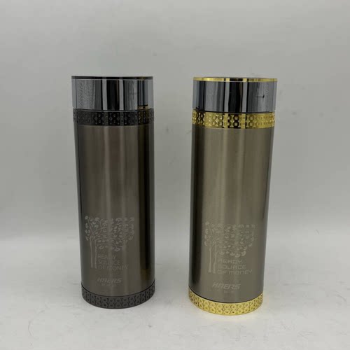 哈尔斯真空发财杯304不锈钢保温杯真空便携水杯商务办公杯350mL