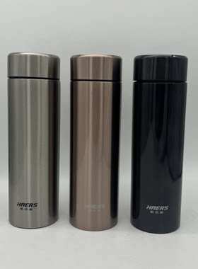 哈尔斯真空保温直杯大容量商务办公水杯食品级304不锈钢高档水杯