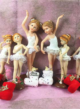 少女心欧式风天使培训舞蹈小摆件